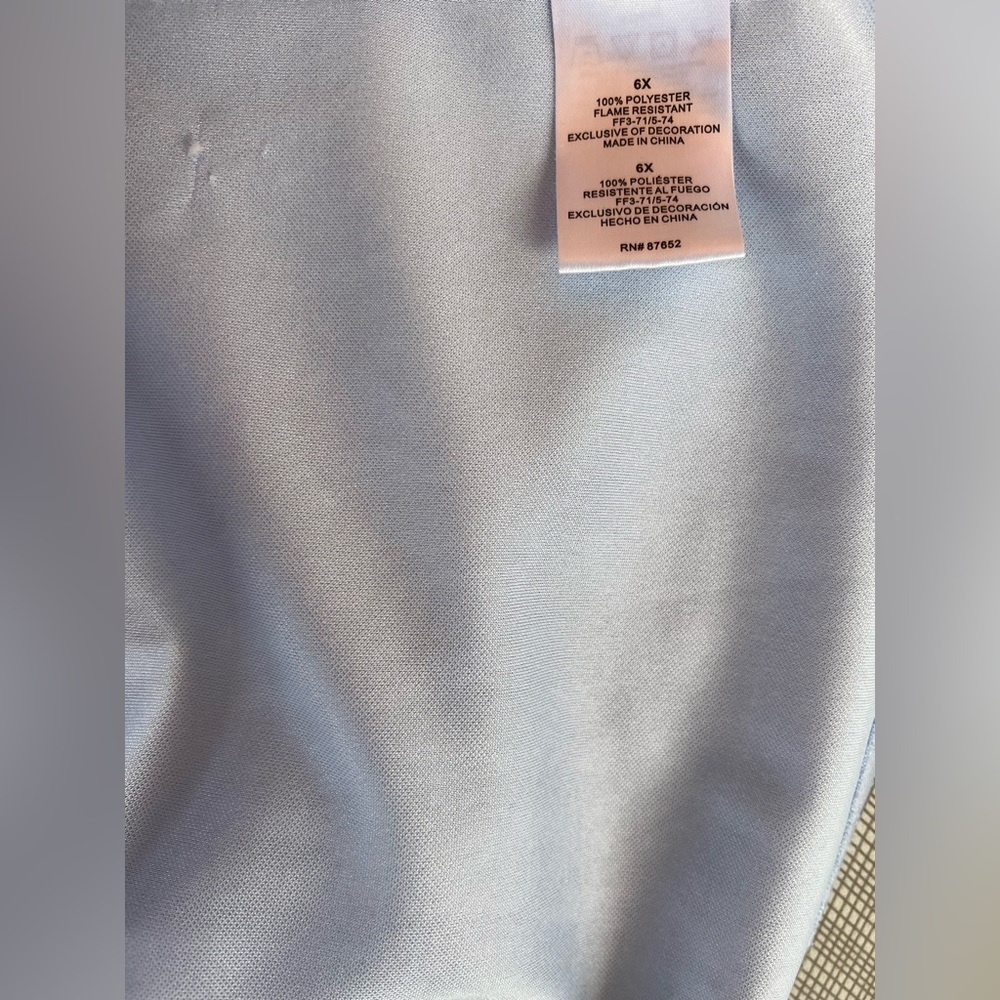 Disney Frozen - Frozen blue play dress up gown (Size 6x) - Picture 6 of 6